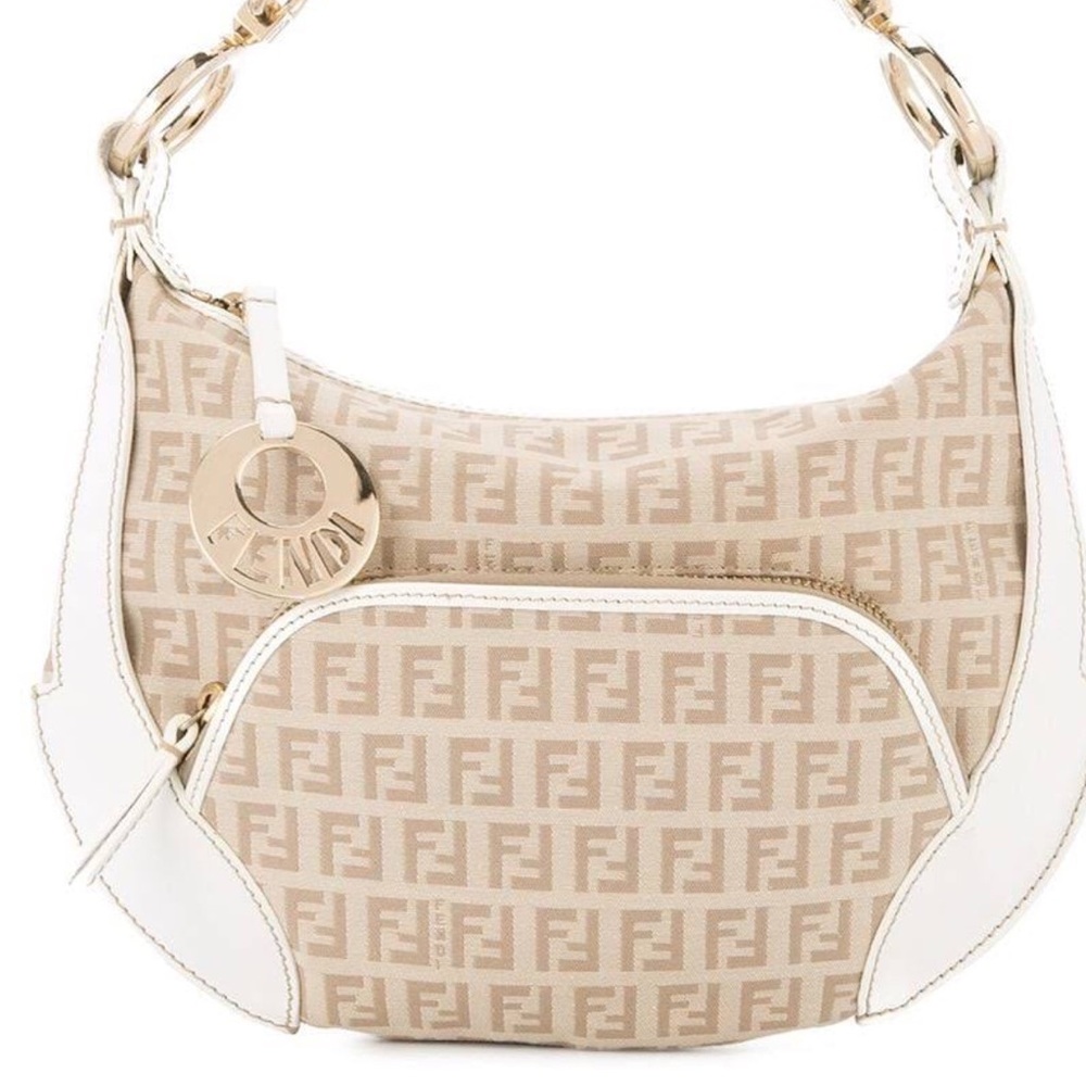 Zucchino hobo shoulder bag  Leather/Canvas